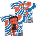 Betty Boop Mod Rings (Front/Back Print) - Youth All-Over Print T-Shirt Hoodie, Sweatshirt | ZylaModa.com
