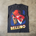 1920's 'BELLINO' WINE CUT-OFF BLACK T-SHIRT Hoodie, Sweatshirt | ZylaModa.com (Image 1)