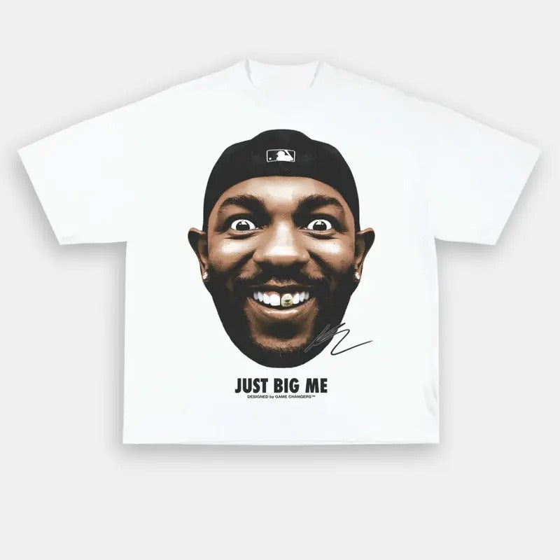 BIG FACE KENDRICK TEE Menswear Top Underwear Man Tshirt Streetwear Tropical Shortsleeve Bestie Crewneck Round Neck...