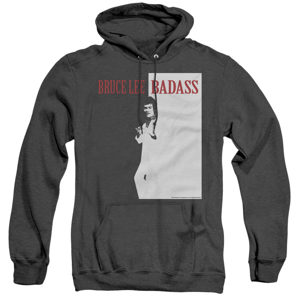 Bruce Lee Badass - Heather Pullover Hoodie T-Shirts, Sweatshirt | ZylaModa.com