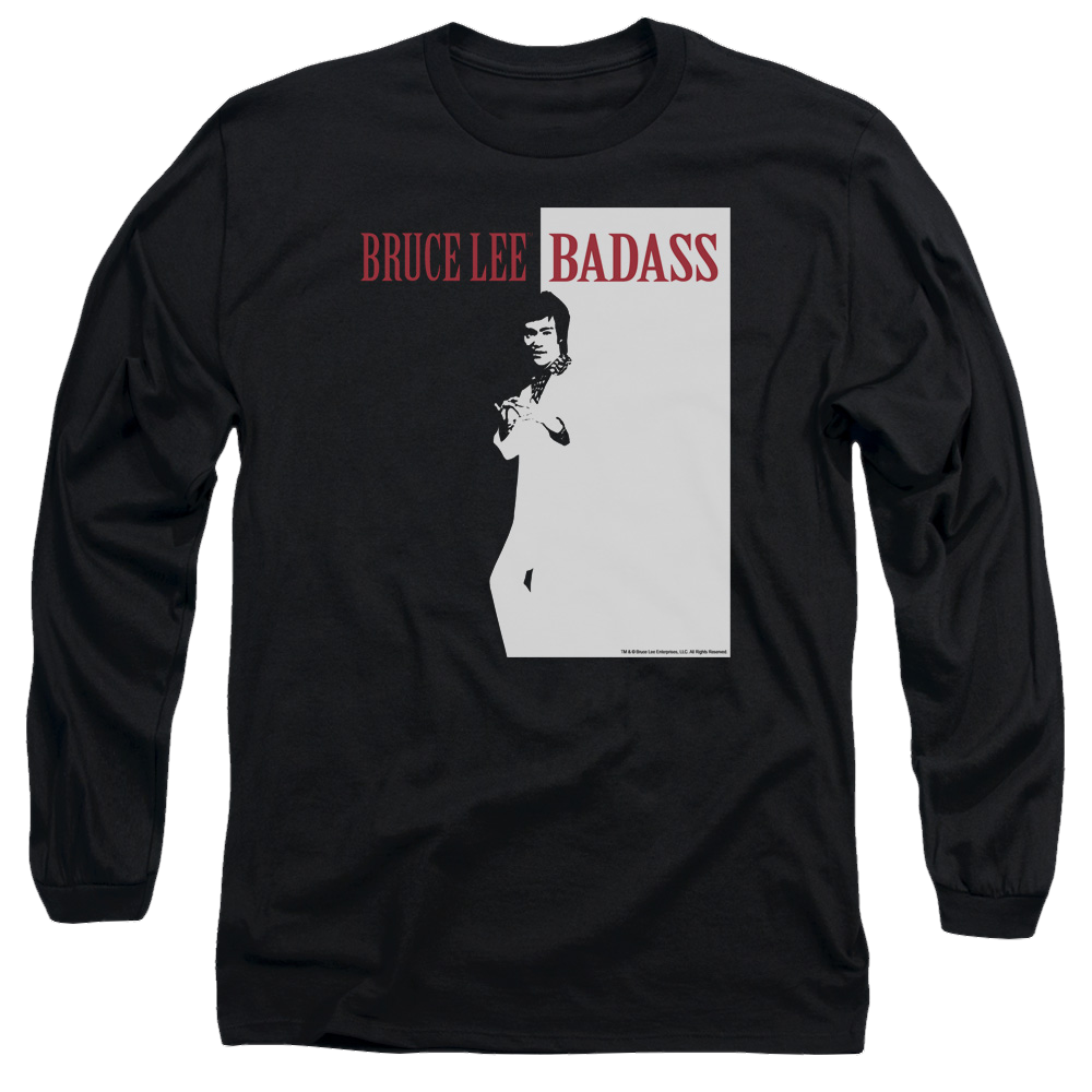Bruce Lee Badass - Men's Long Sleeve T-Shirt Hoodie, Sweatshirt | ZylaModa.com
