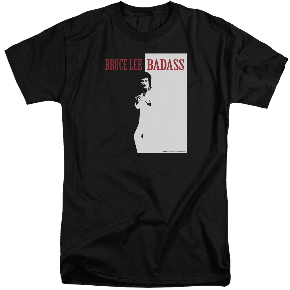 Bruce Lee Badass - Men's Tall Fit T-Shirt Hoodie, Sweatshirt | ZylaModa.com