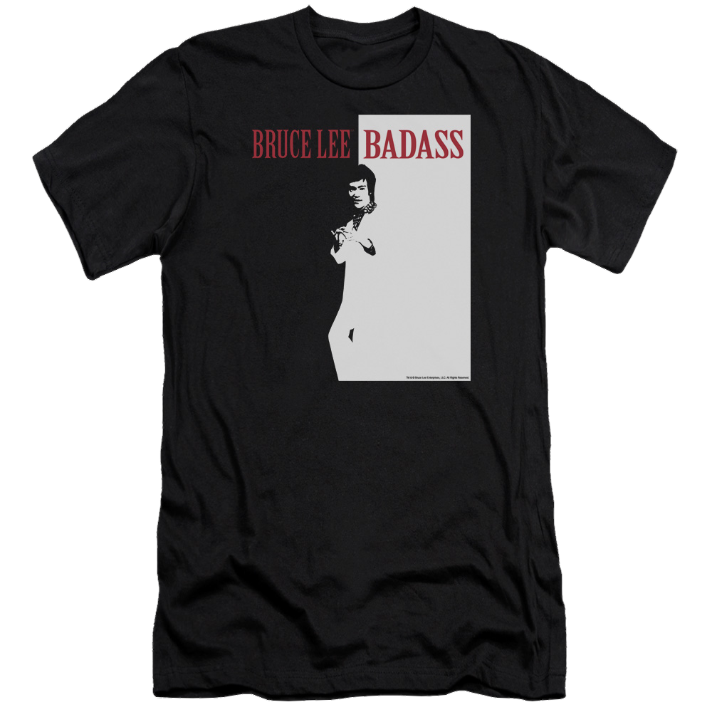 Bruce Lee Badass - Men's Premium Slim Fit T-Shirt Hoodie, Sweatshirt | ZylaModa.com