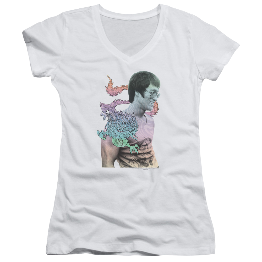 Bruce Lee A Little Bruce - Juniors V-Neck T-Shirt Hoodie, Sweatshirt | ZylaModa.com