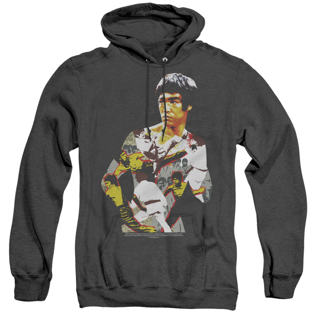 Bruce Lee Body Of Action - Heather Pullover Hoodie T-Shirts, Sweatshirt | ZylaModa.com