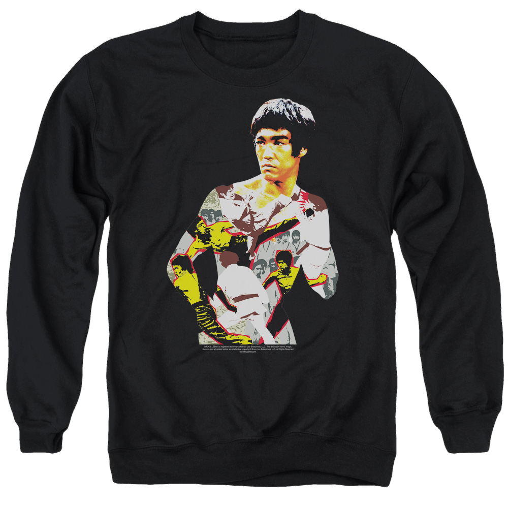 Bruce Lee Body Of Action - Men's Crewneck Sweatshirt T-Shirts, Hoodie | ZylaModa.com