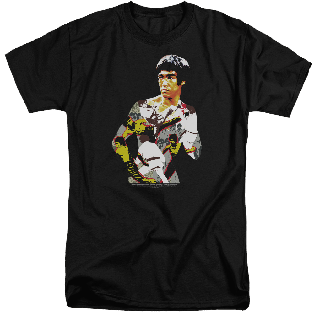 Bruce Lee Body Of Action - Men's Tall Fit T-Shirt Hoodie, Sweatshirt | ZylaModa.com