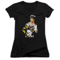 Bruce Lee Body Of Action - Juniors V-Neck T-Shirt Hoodie, Sweatshirt | ZylaModa.com