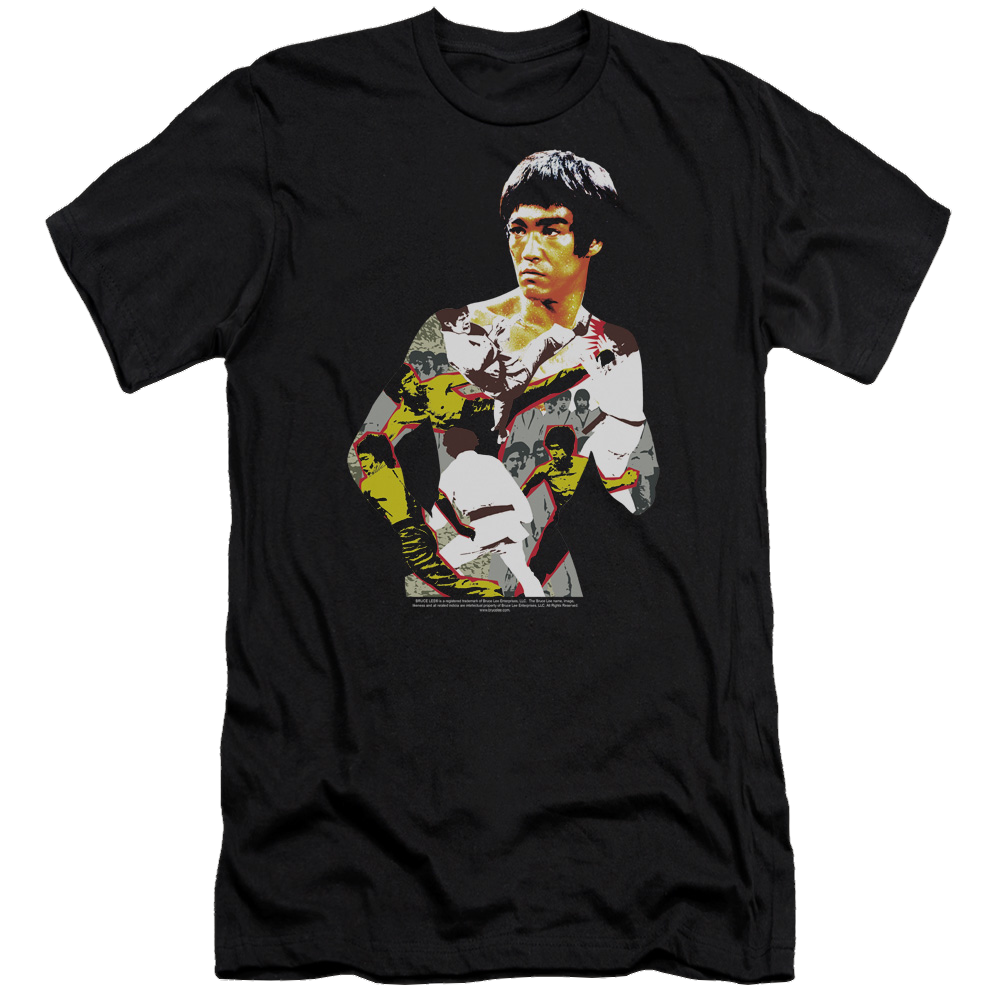 Bruce Lee Body Of Action - Men's Premium Slim Fit T-Shirt Hoodie, Sweatshirt | ZylaModa.com
