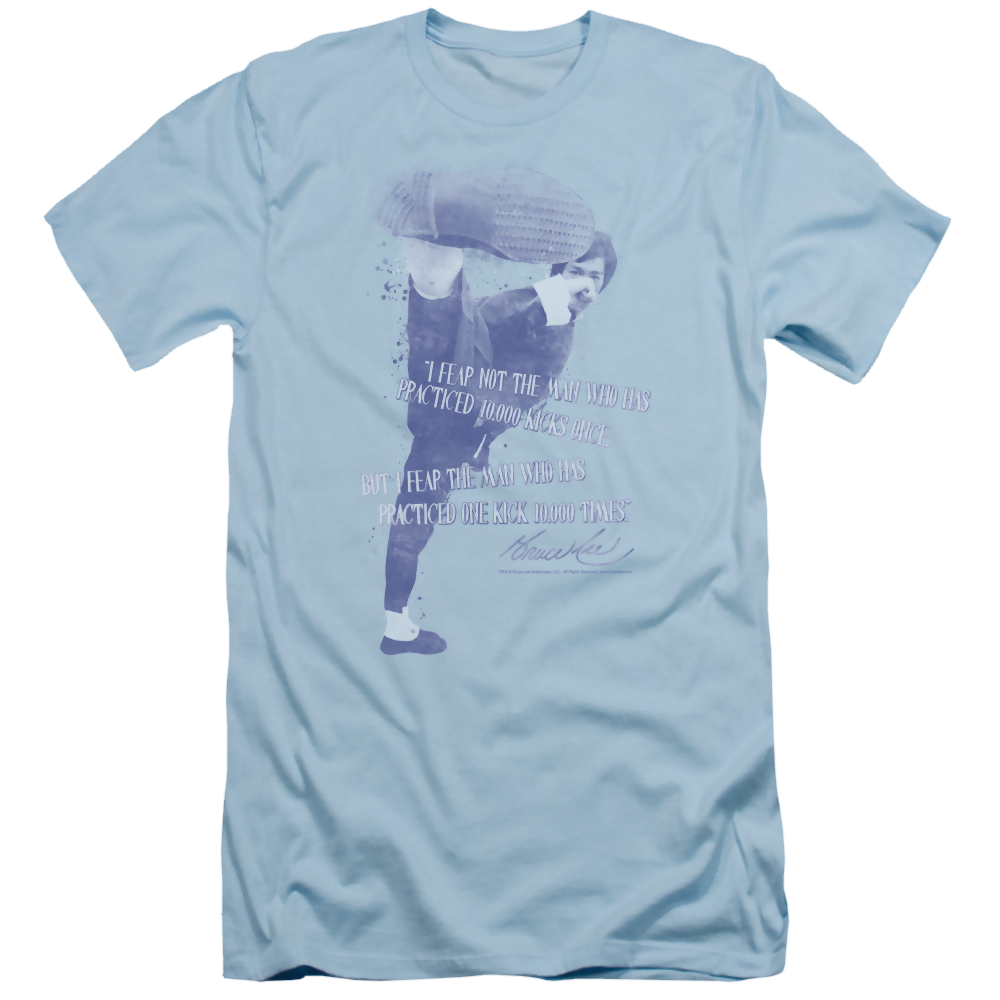 Bruce Lee 10,000 Kicks - Men's Slim Fit T-Shirt Hoodie, Sweatshirt | ZylaModa.com