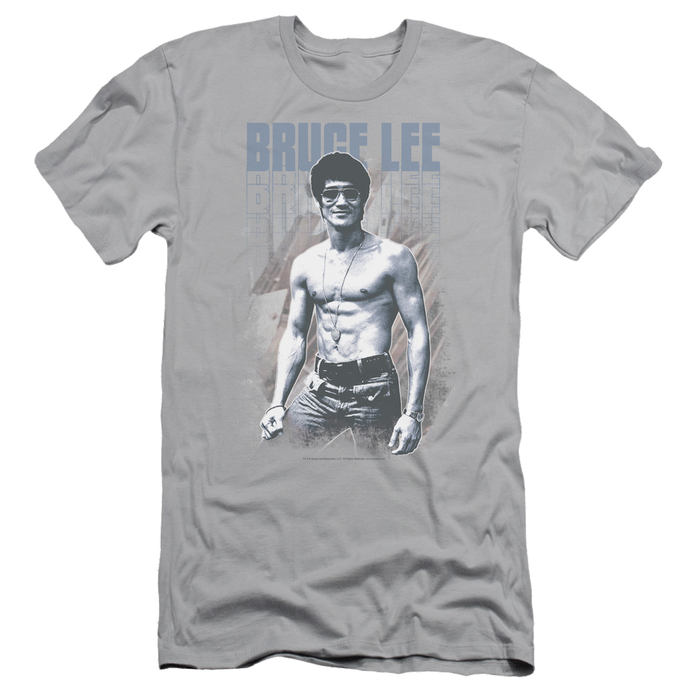 Bruce Lee Blue Jean Lee - Men's Slim Fit T-Shirt Hoodie, Sweatshirt | ZylaModa.com