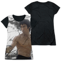 Bruce Lee Battle Ready - Juniors Black Back T-Shirt Hoodie, Sweatshirt | ZylaModa.com