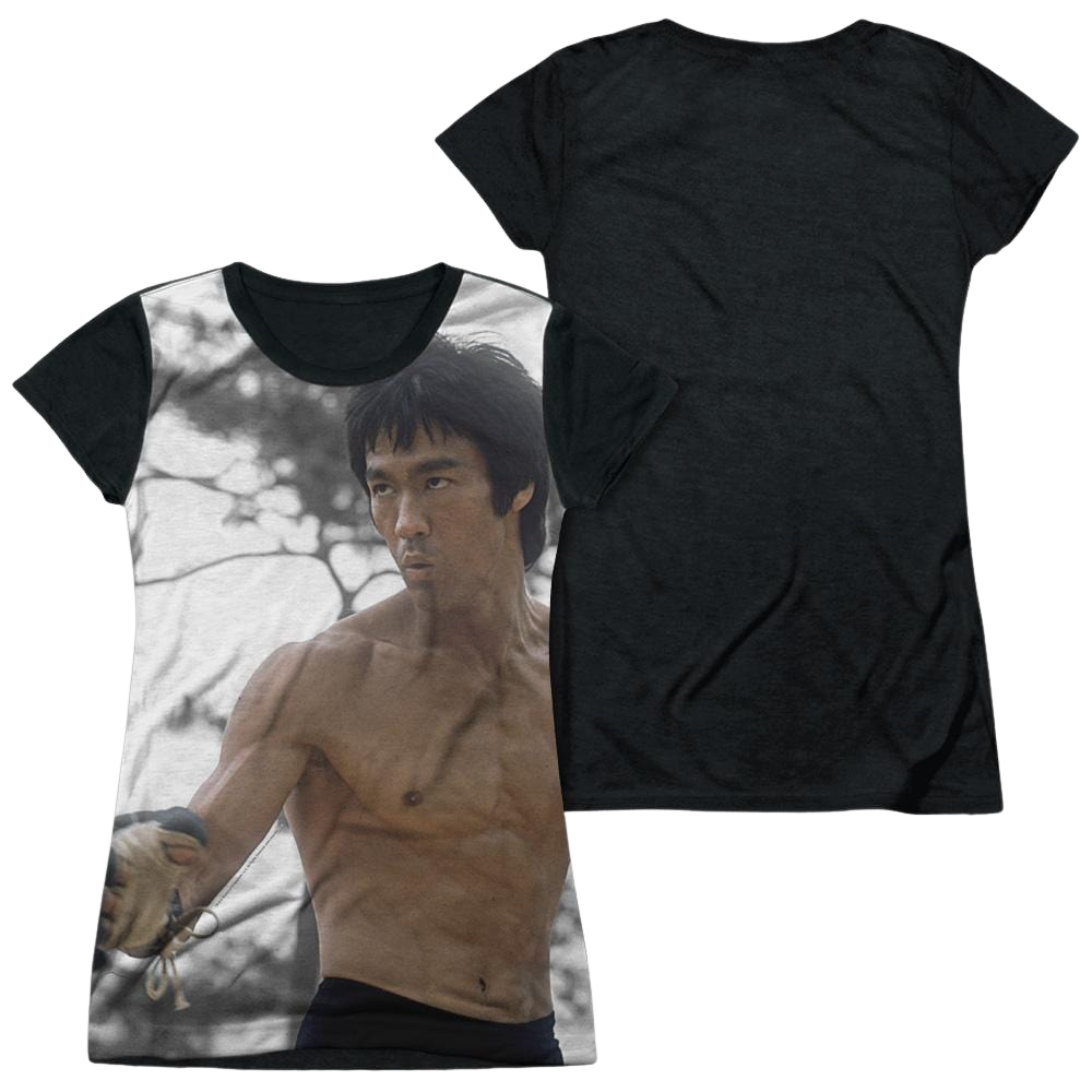 Bruce Lee Battle Ready - Juniors Black Back T-Shirt Hoodie, Sweatshirt | ZylaModa.com