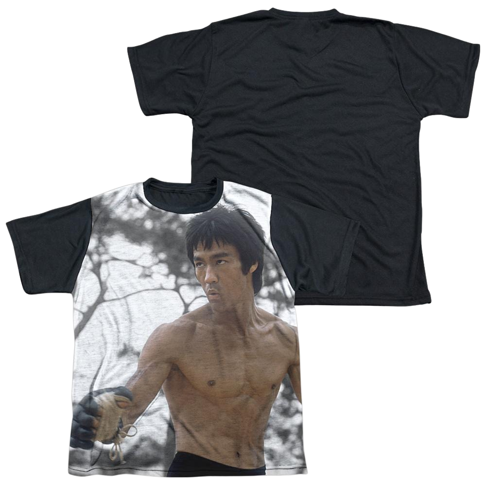 Bruce Lee Battle Ready - Youth Black Back T-Shirt (Ages 8-12) Hoodie, Sweatshirt | ZylaModa.com