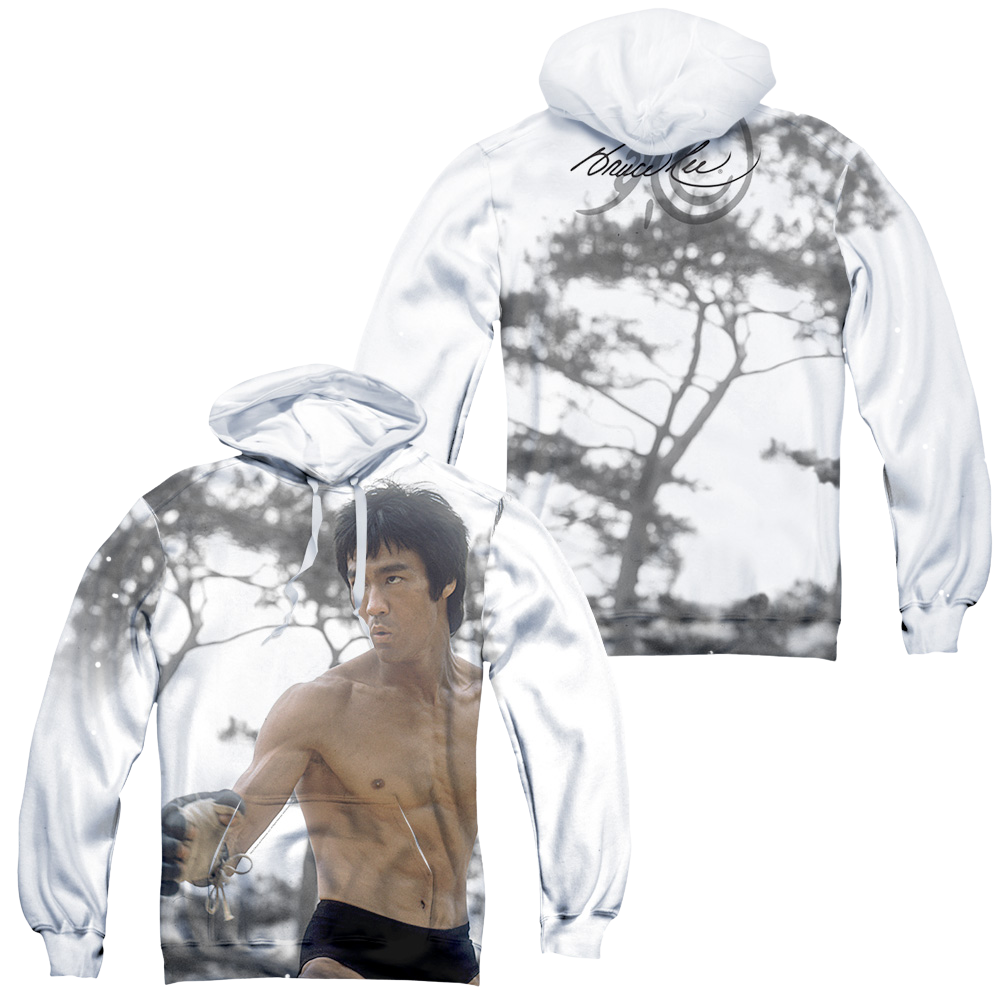 Bruce Lee Battle Ready (Front/Back Print) - All-Over Print Pullover Hoodie T-Shirts, Sweatshirt | ZylaModa.com