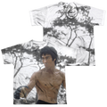 Bruce Lee Battle Ready - Youth All-Over Print T-Shirt (Ages 8-12) Hoodie, Sweatshirt | ZylaModa.com