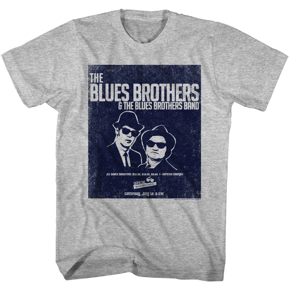 The Blues Brothers Blues Poster Official Heather T-Shirt Hoodie, Sweatshirt | ZylaModa.com