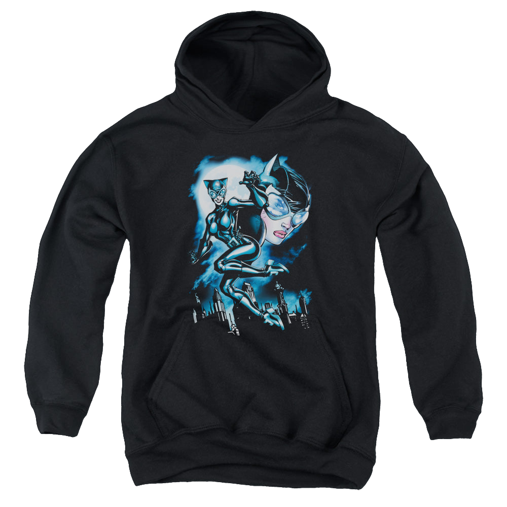 Catwoman Moonlight Cat - Youth Hoodie T-Shirts, Sweatshirt | ZylaModa.com