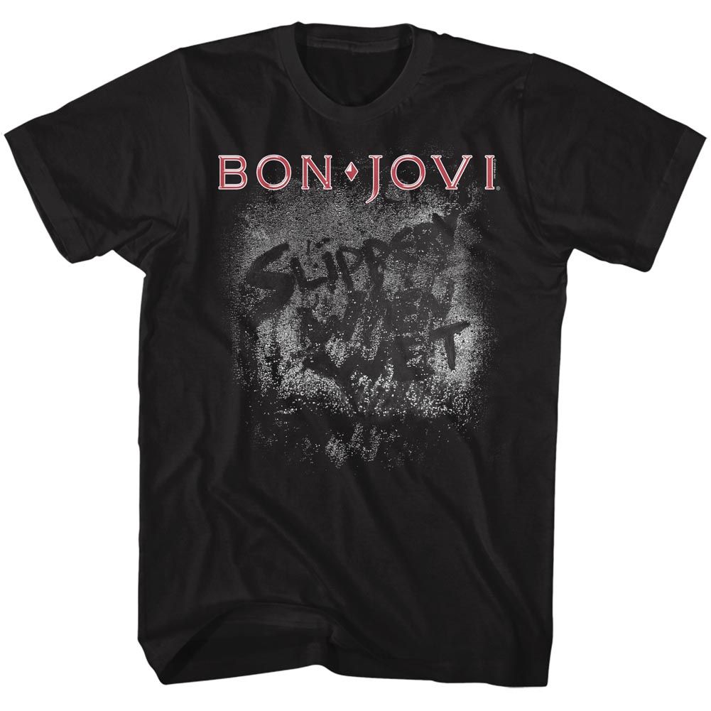 Bon Jovi Slippery When Wet Album Art T-Shirt Hoodie, Sweatshirt | ZylaModa.com