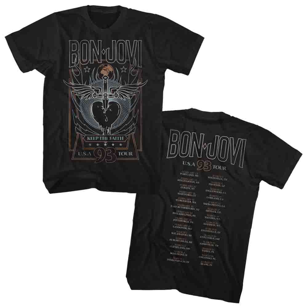 Bon Jovi 93 Tour Official T-Shirt Hoodie, Sweatshirt | ZylaModa.com