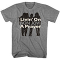 Bon Jovi Livin' On A Prayer Official Heather T-Shirt Hoodie, Sweatshirt | ZylaModa.com