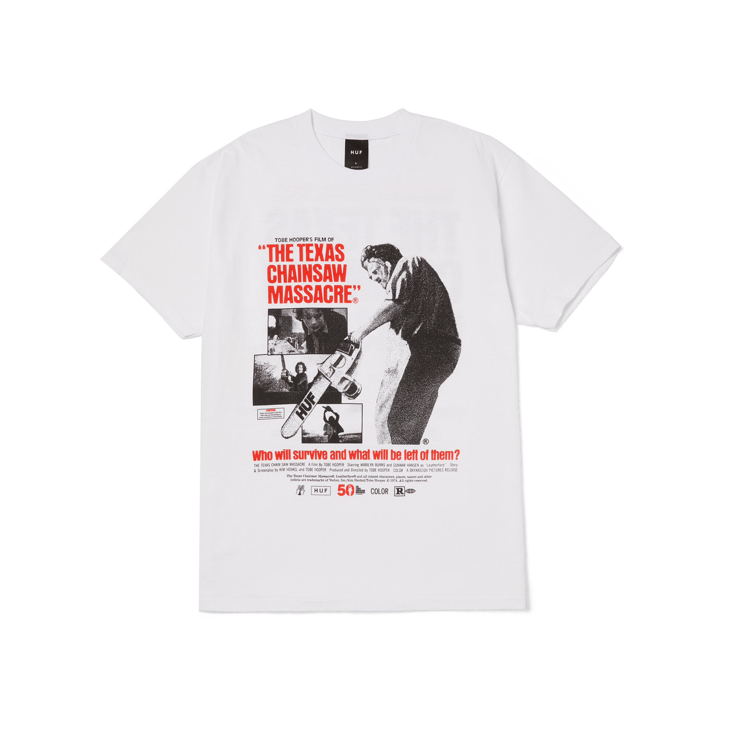 HUF x The Texas Chainsaw Massacre Box Office T-Shirt Hoodie, Sweatshirt | ZylaModa.com (Image 1)