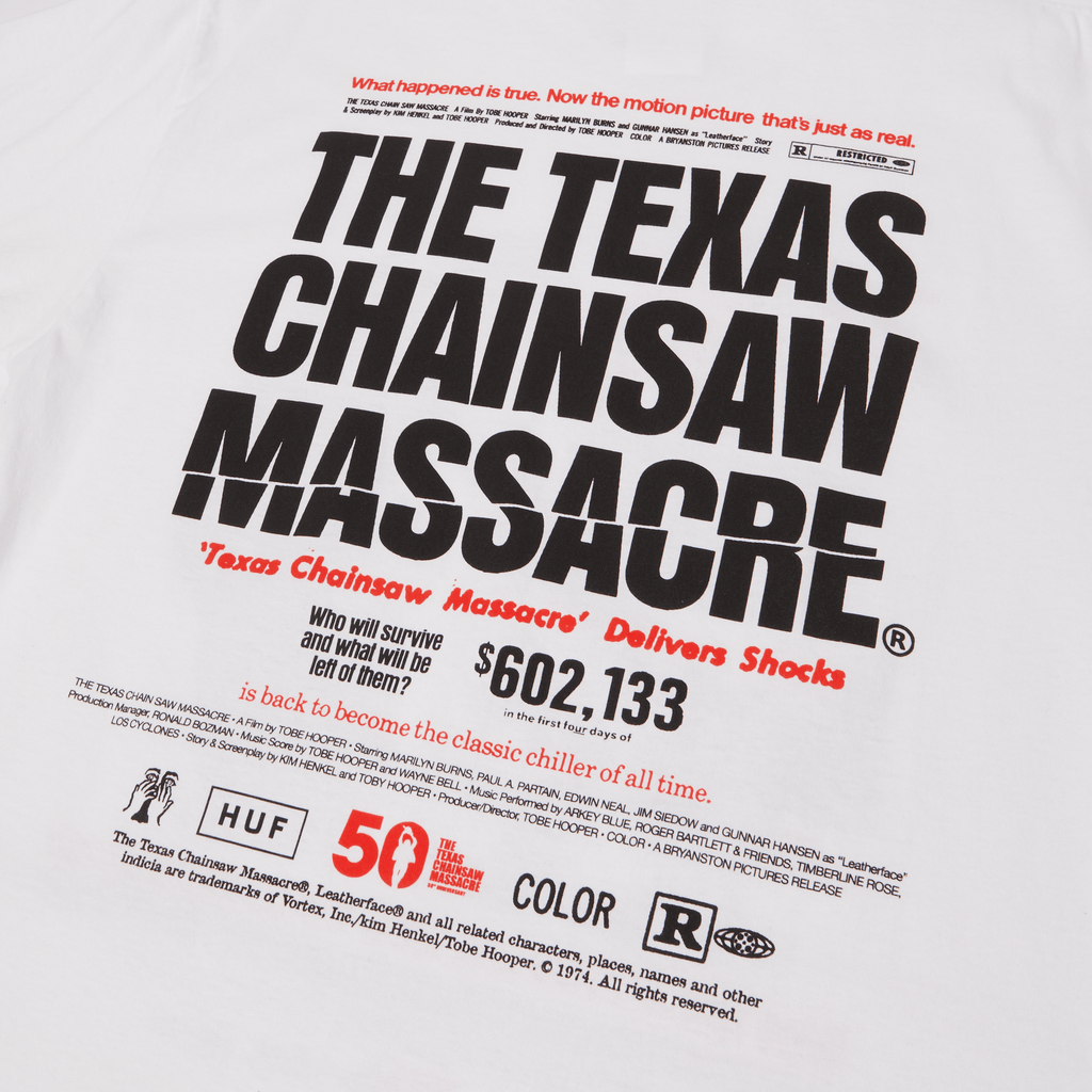 HUF x The Texas Chainsaw Massacre Box Office T-Shirt Hoodie, Sweatshirt | ZylaModa.com (Image 4)