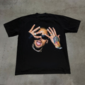 24 'BREEZY' HEAVYWEIGHT BLACK TEE Hoodie, Sweatshirt | ZylaModa.com (Image 1)