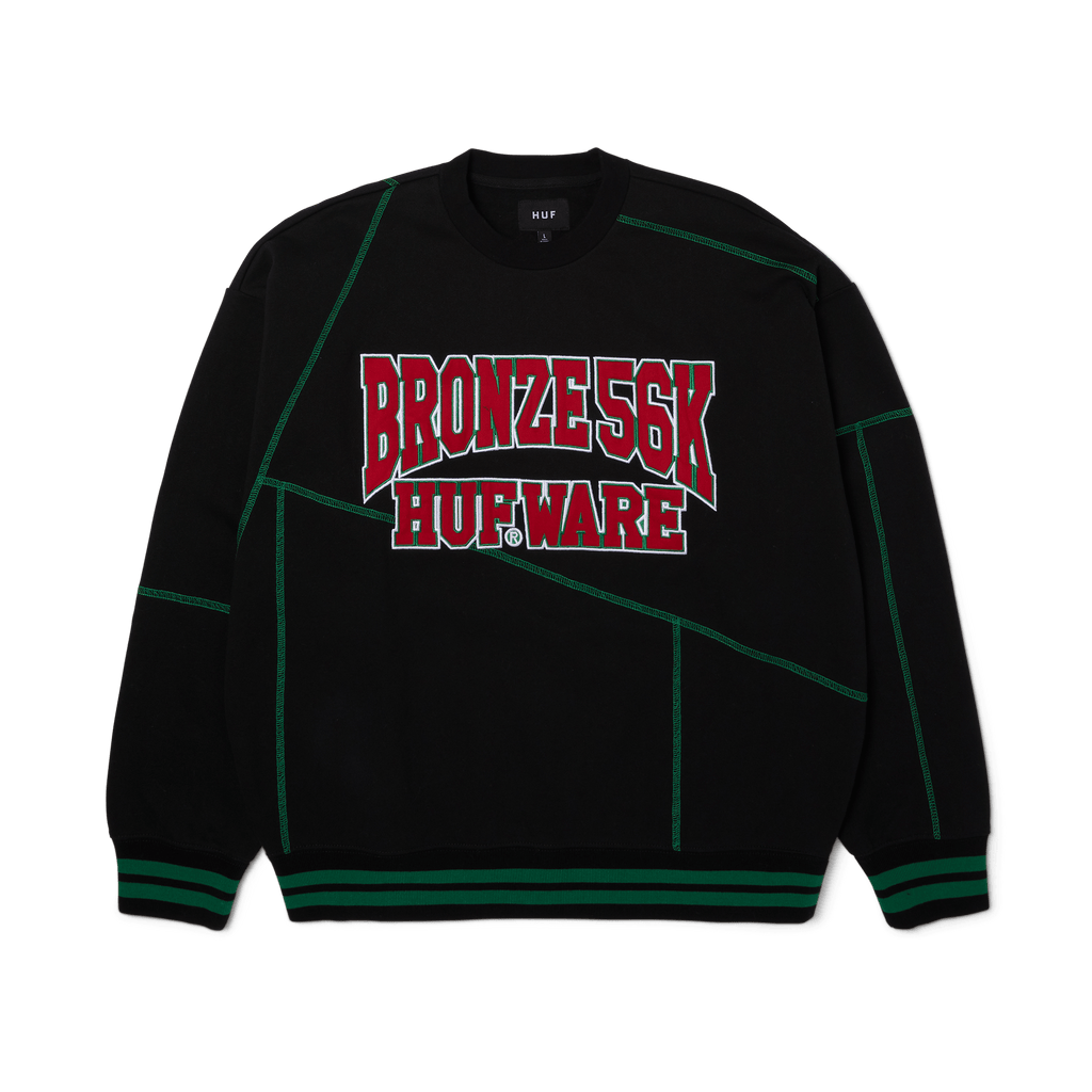 HUF x Bronze56K Hufware Crewneck Sweatshirt T-Shirts, Hoodie | ZylaModa.com (Image 1)