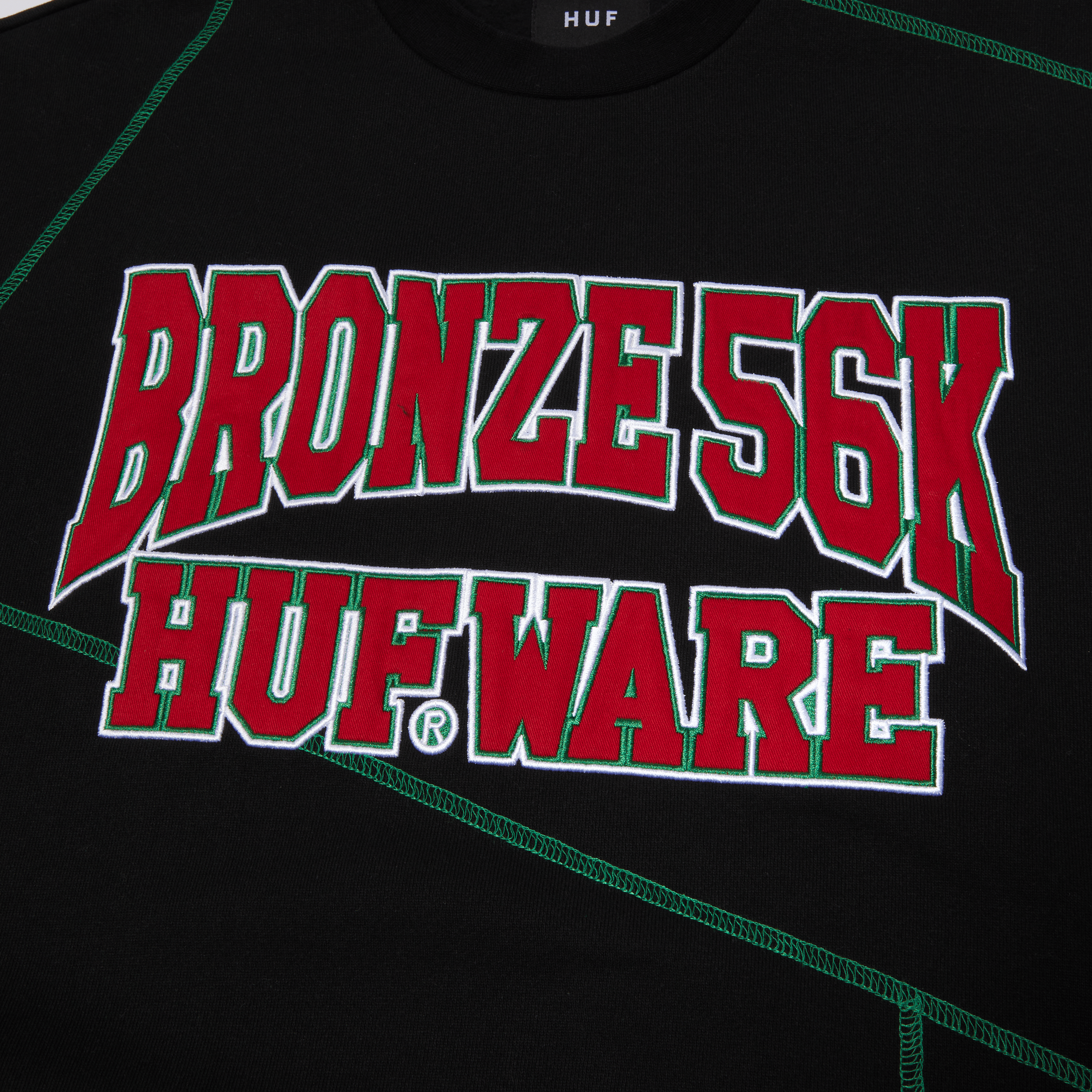 HUF x Bronze56K Hufware Crewneck Sweatshirt T-Shirts, Hoodie | ZylaModa.com (Image 3)