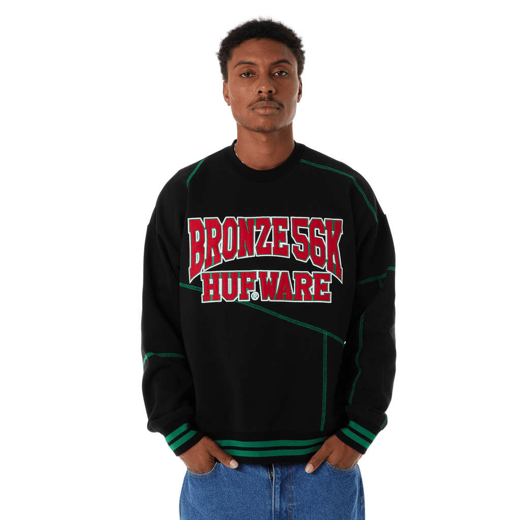 HUF x Bronze56K Hufware Crewneck Sweatshirt T-Shirts, Hoodie | ZylaModa.com (Image 5)