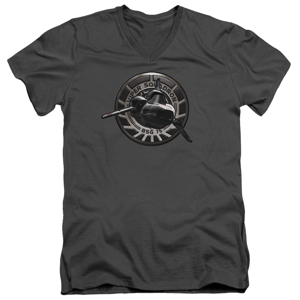 Battlestar Galactica Viper Squadron - Men's V-Neck T-Shirt Hoodie, Sweatshirt | ZylaModa.com
