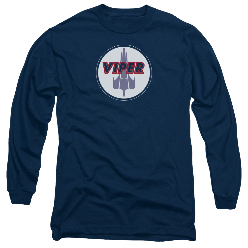 Battlestar Galactica Viper Badge - Men's Long Sleeve T-Shirt Hoodie, Sweatshirt | ZylaModa.com