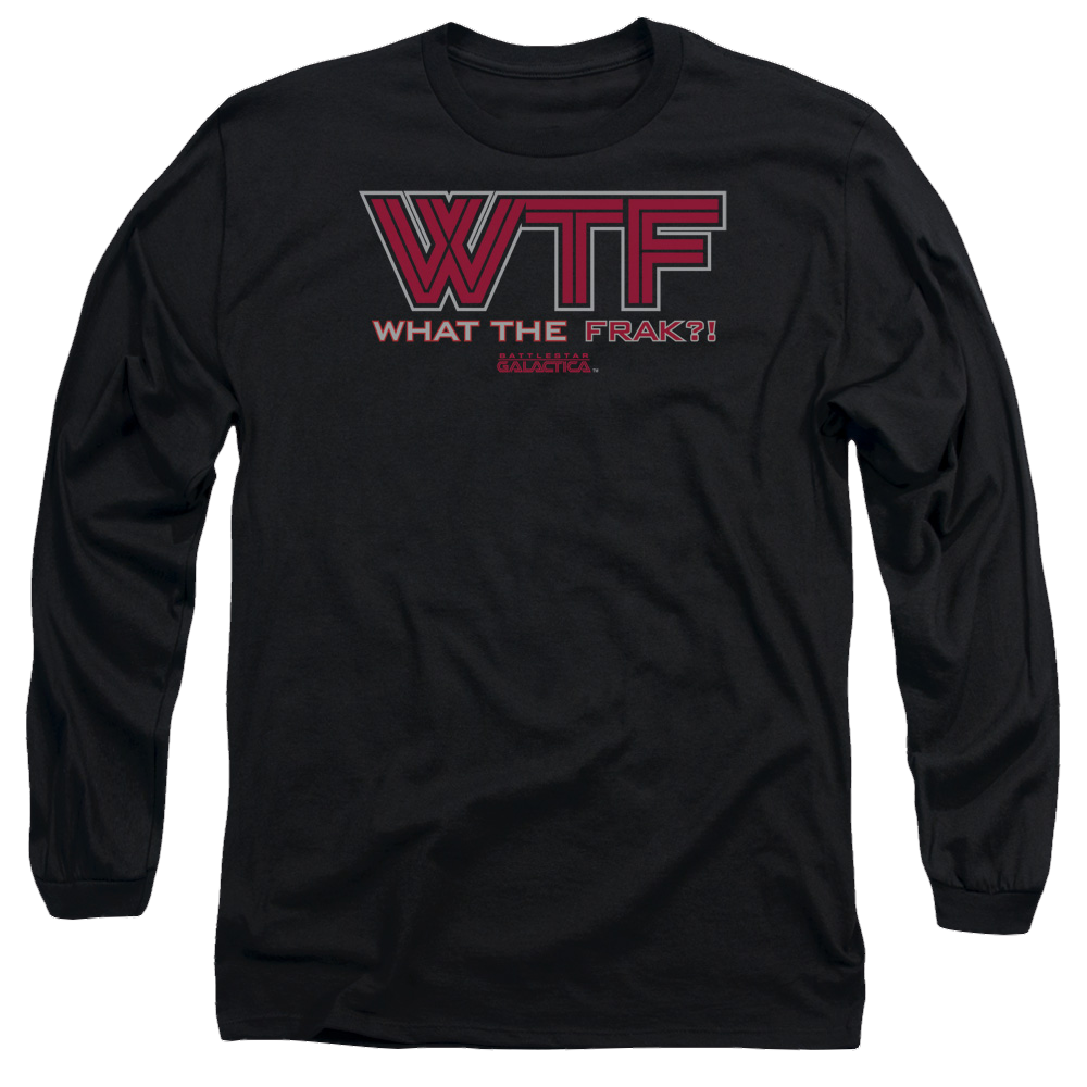 Battlestar Galactica Wtf - Men's Long Sleeve T-Shirt Hoodie, Sweatshirt | ZylaModa.com