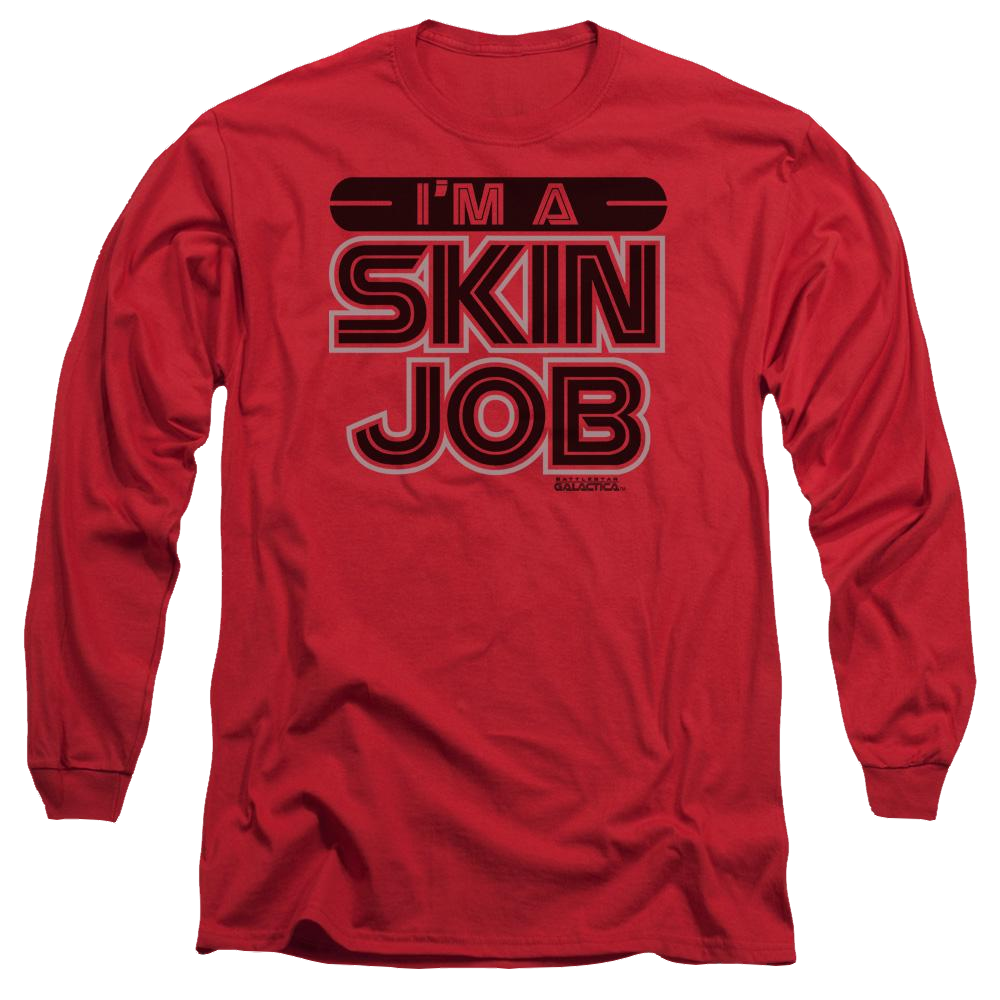 Battlestar Galactica Im A Skin Job - Men's Long Sleeve T-Shirt Hoodie, Sweatshirt | ZylaModa.com