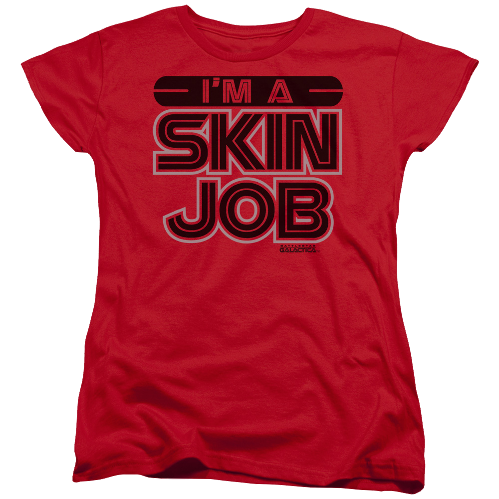 Battlestar Galactica Im A Skin Job - Women's T-Shirt Hoodie, Sweatshirt | ZylaModa.com