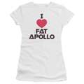 Battlestar Galactica I Heart Fat Apollo - Juniors T-Shirt Hoodie, Sweatshirt | ZylaModa.com