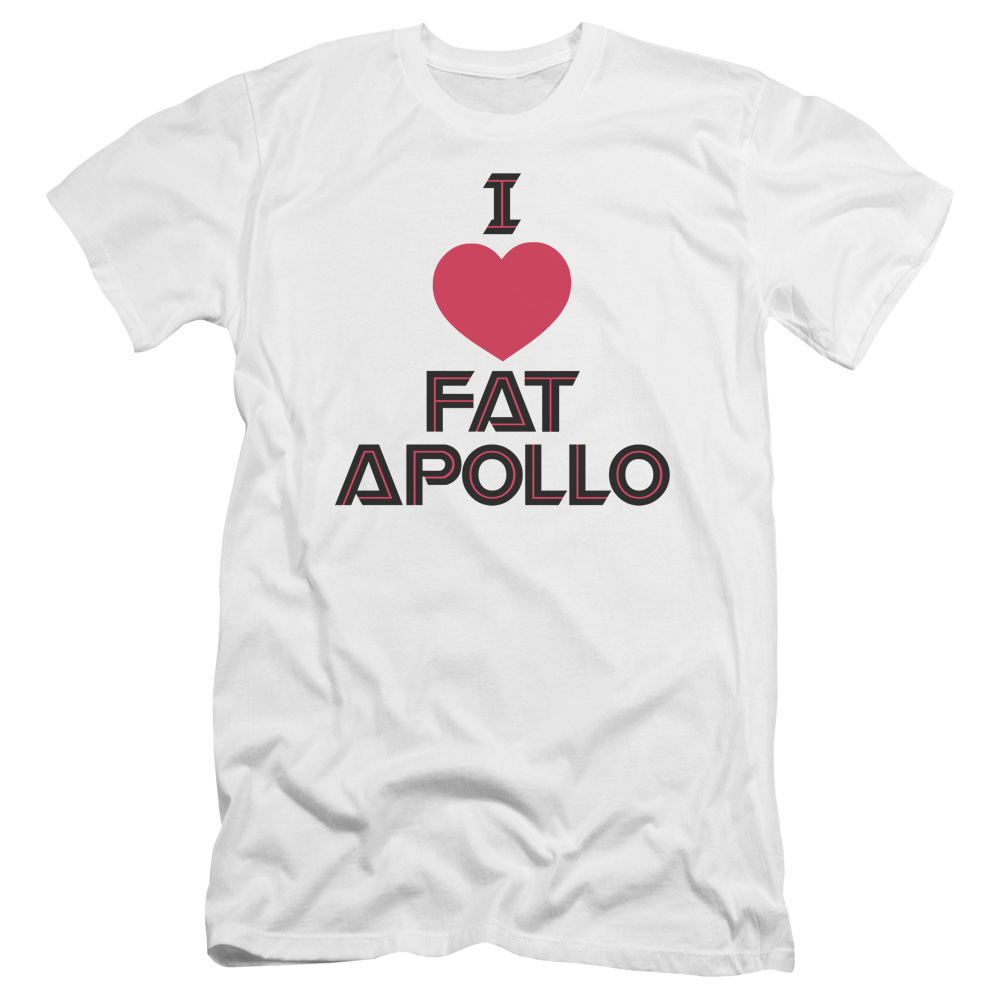 Battlestar Galactica I Heart Fat Apollo - Men's Premium Slim Fit T-Shirt Hoodie, Sweatshirt | ZylaModa.com