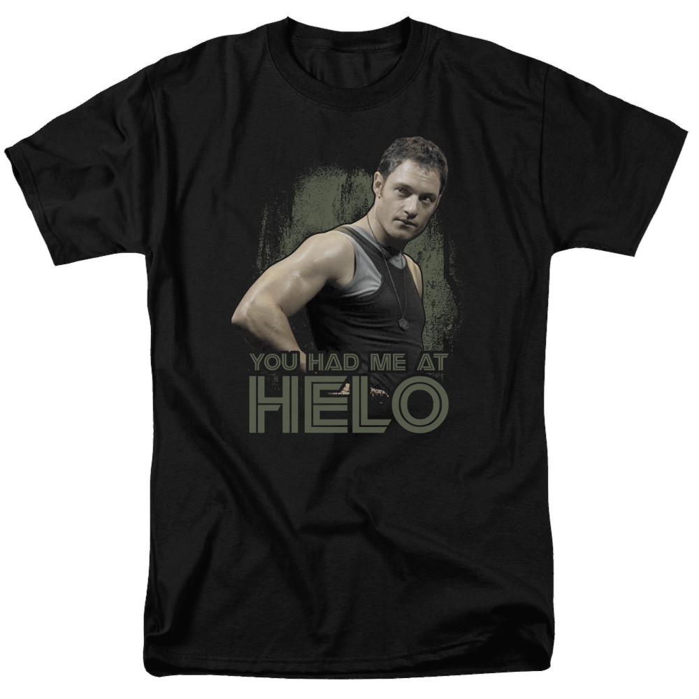 Battlestar Galactica Had Me At Helo - Men's Regular Fit T-Shirt Hoodie, Sweatshirt | ZylaModa.com