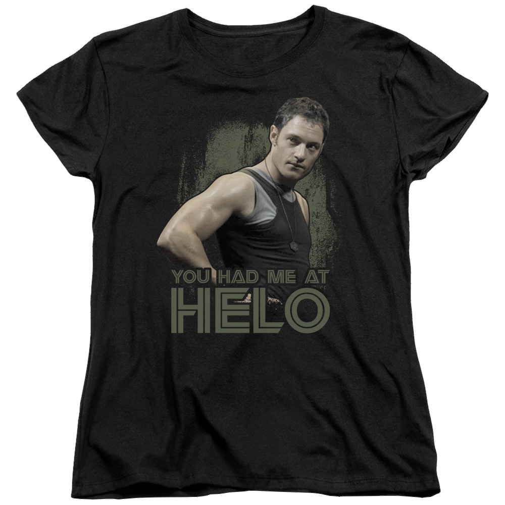 Battlestar Galactica Had Me At Helo - Women's T-Shirt Hoodie, Sweatshirt | ZylaModa.com