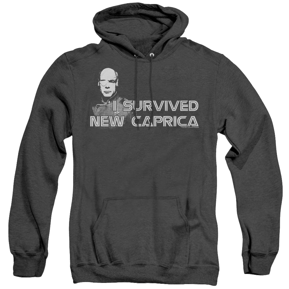 Battlestar Galactica (2004) I Survived New Caprica - Heather Pullover Hoodie T-Shirts, Sweatshirt | ZylaModa.com