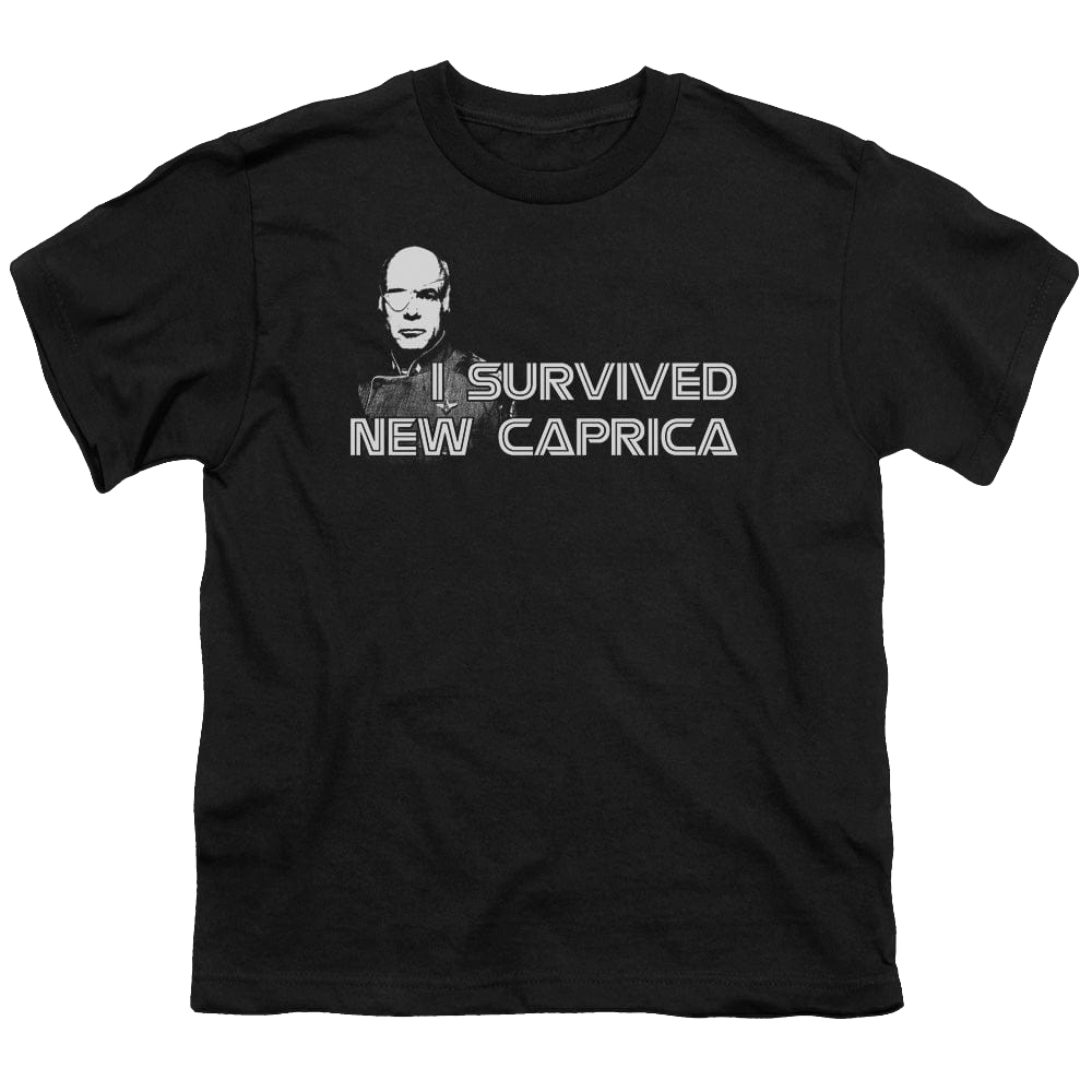 Battlestar Galactica (2004) I Survived New Caprica - Youth T-Shirt Hoodie, Sweatshirt | ZylaModa.com