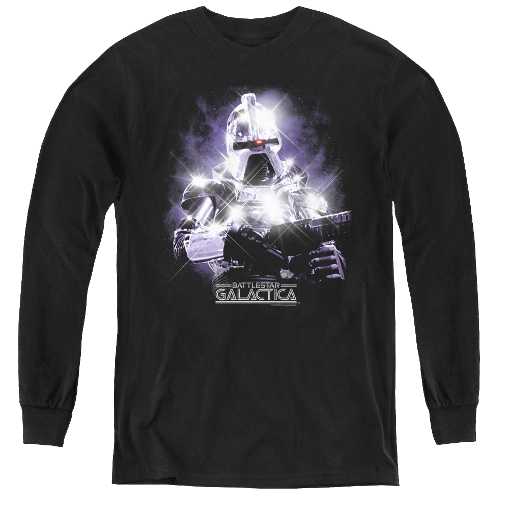 Battlestar Galactica (1978) 35Th Anniversary Cylon - Youth Long Sleeve T-Shirt Hoodie, Sweatshirt | ZylaModa.com