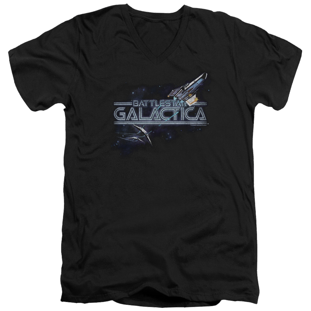 Battlestar Galactica Cylon Persuit - Men's V-Neck T-Shirt Hoodie, Sweatshirt | ZylaModa.com