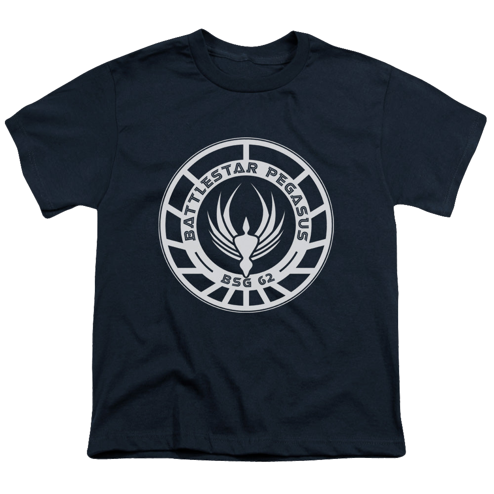 Battlestar Galactica (2004) Pegasus Badge - Youth T-Shirt Hoodie, Sweatshirt | ZylaModa.com