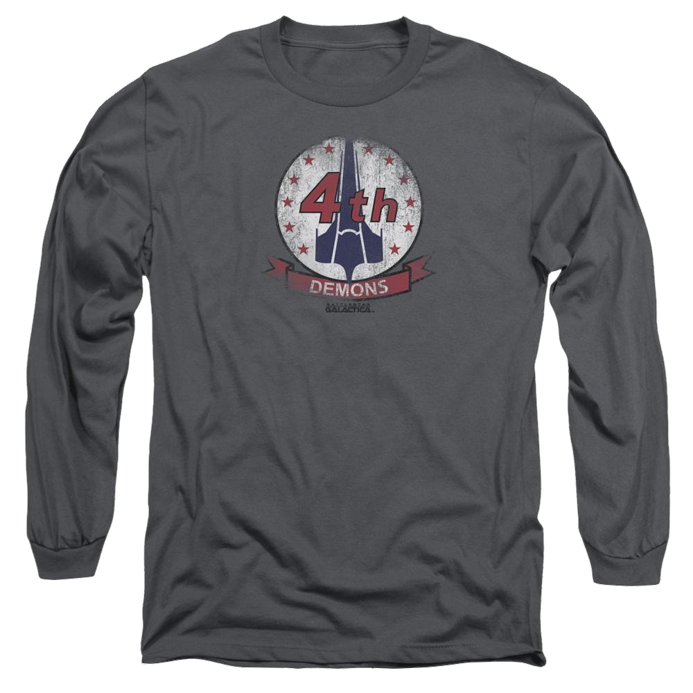 Battlestar Galactica Demons Badge - Men's Long Sleeve T-Shirt Hoodie, Sweatshirt | ZylaModa.com