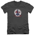 Battlestar Galactica Demons Badge - Men's V-Neck T-Shirt Hoodie, Sweatshirt | ZylaModa.com