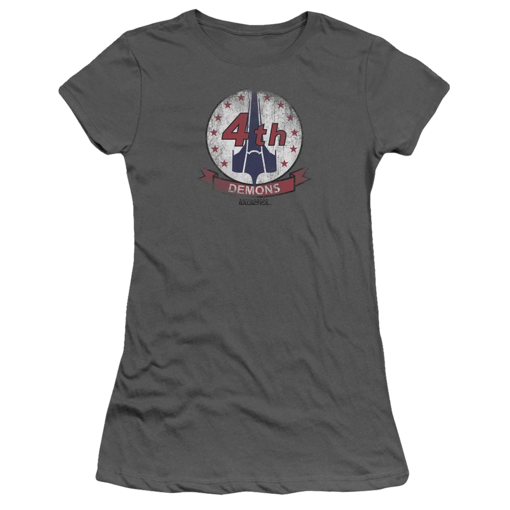 Battlestar Galactica Demons Badge - Juniors T-Shirt Hoodie, Sweatshirt | ZylaModa.com