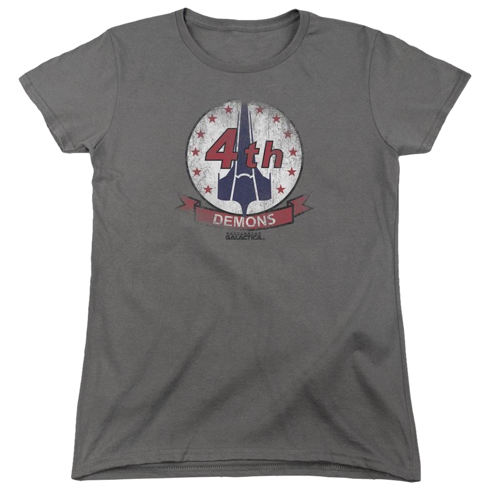 Battlestar Galactica Demons Badge - Women's T-Shirt Hoodie, Sweatshirt | ZylaModa.com