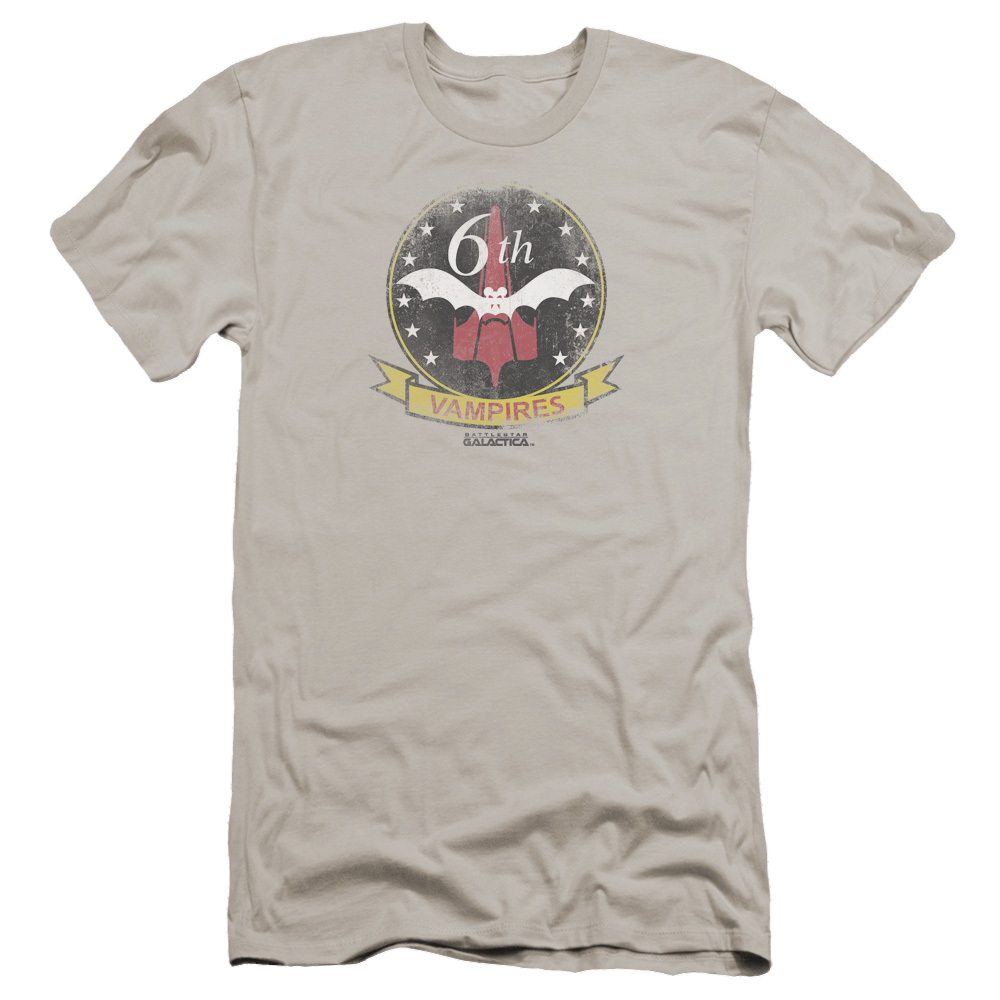 Battlestar Galactica Vampires Badge - Men's Premium Slim Fit T-Shirt Hoodie, Sweatshirt | ZylaModa.com